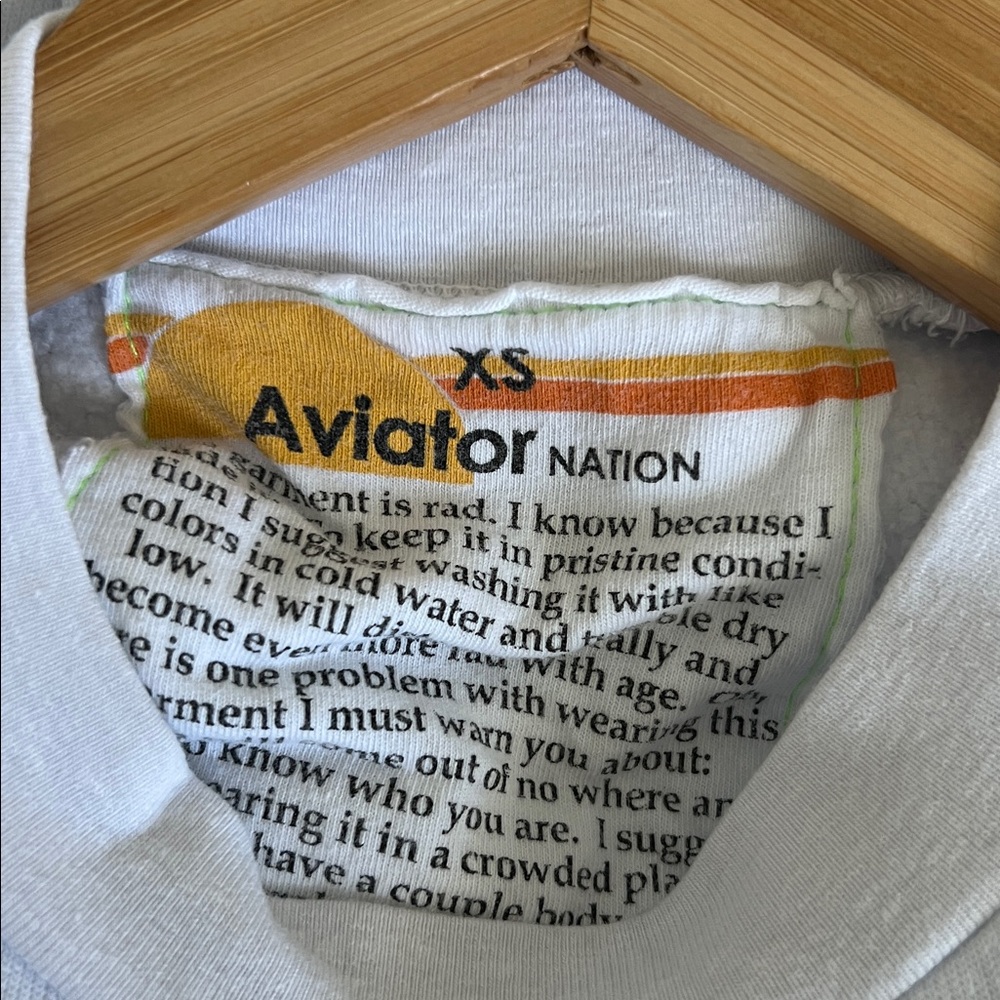 Aviator Nation Crop Sweatshirt - Picture 4 of 6